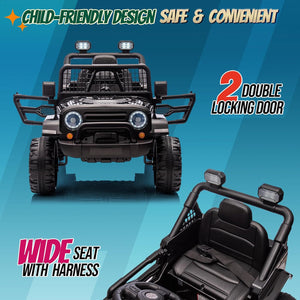 12V Battery-Powered Kids Ride-On Truck with Remote Control and 4 Wheels Trend Times 4