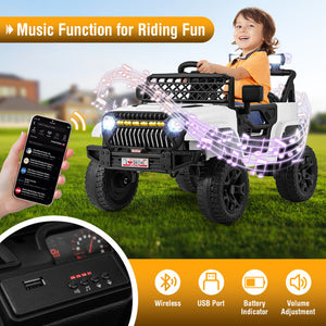 12V Kids Ride-On Truck with Remote Control and Built-In Music Player Trend Times 6