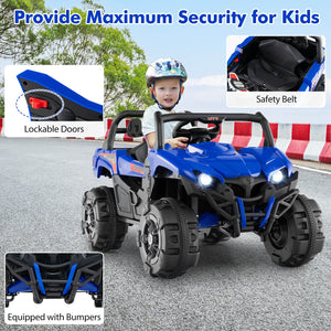 12V Kids Ride-On Truck with Remote Control, Slow Start, Safety Belt, and Rear Storage Trend Times 9