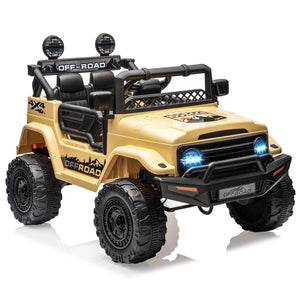 12V Kids Ride-On Truck with Remote Control, Spring Suspension, and Bluetooth Connectivity Trend Times 9