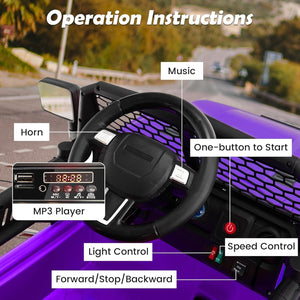 12V Kids Ride-On Truck with Safety Features and MP3 Player for Children Trend Times 3