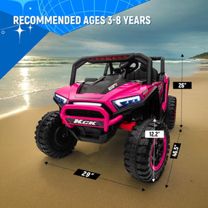 12V Electric Kids Ride-On 4-Wheeler UTV Car with Remote Control Off-Road Toy Trend Times 10