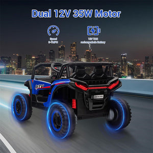 12V Electric Kids Ride-On UTV Car Toy 4-Wheeler Off-Road with Remote Control Trend Times 3