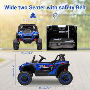 12V Electric Kids Ride-On UTV Car Toy 4-Wheeler Off-Road with Remote Control Trend Times 8