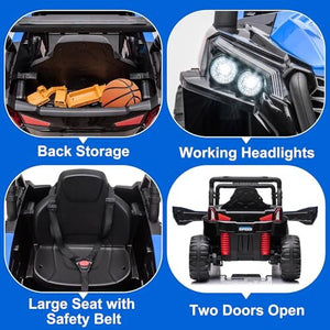 12V Kids Ride-On UTV Truck Car with Parent Remote Control and Dual Spring Suspension Trend Times 8