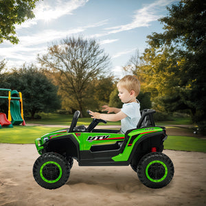 12V Kids 2-Seat Ride-On UTV Car Toy with MP3, LED Lights, and Remote Control Trend Times 16