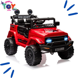 12V Kids Ride-On Car with Remote Control, Bluetooth Connectivity, and LED Lights for Ages 3-8 Trend Times 1