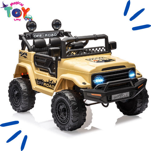 12V Kids Ride-On Car with Remote Control, Bluetooth Connectivity, and LED Lights for Ages 3-8 Trend Times Variant 0