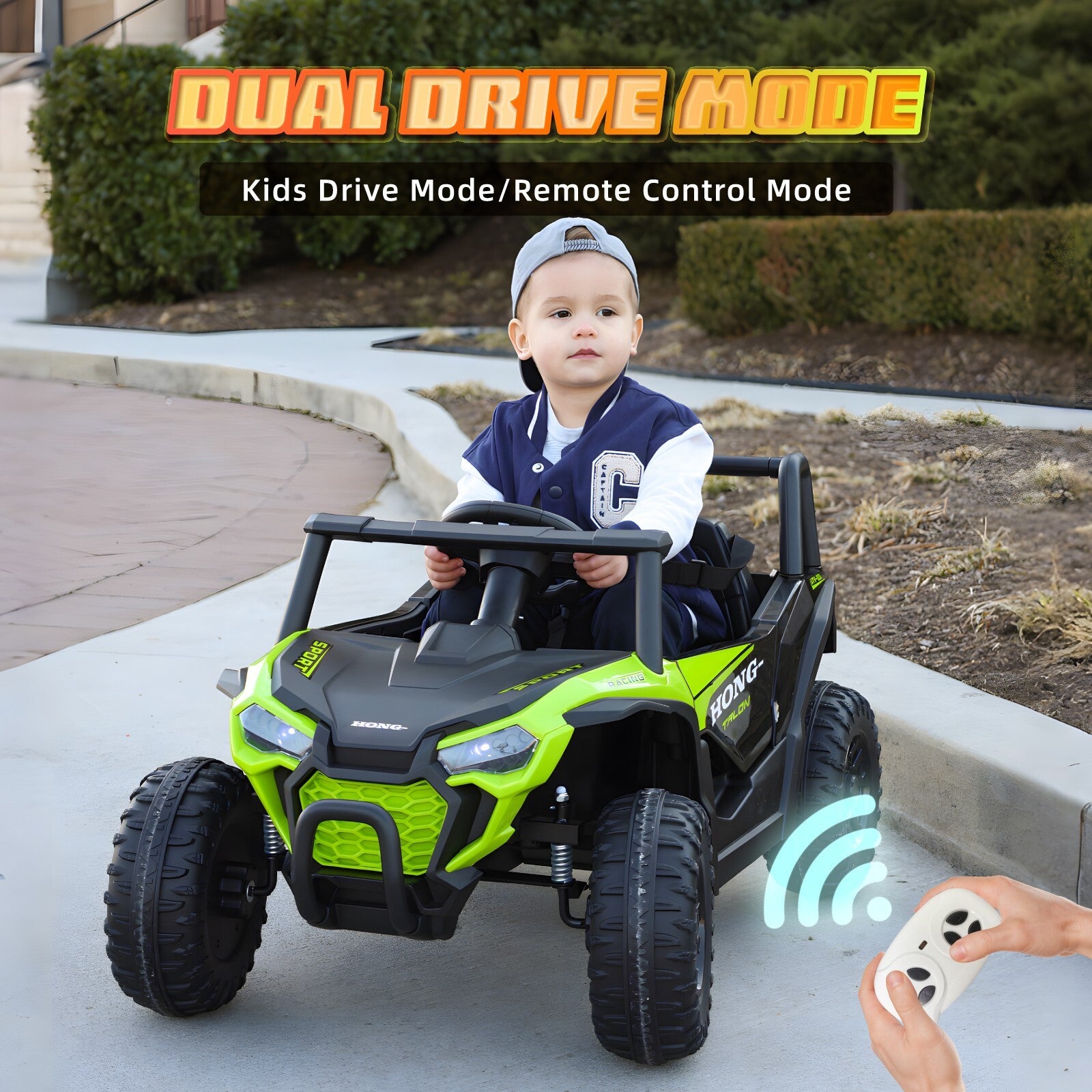 12V Electric Kids Ride-On UTV ATV Toy Vehicle with Remote Control and LED Lights Trend Times 1