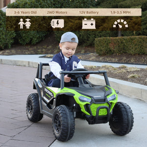 12V Electric Kids Ride-On UTV ATV Toy Vehicle with Remote Control and LED Lights Trend Times 3