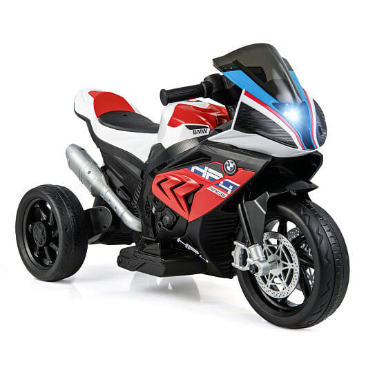 12V Licensed BMW Red Ride-On Motorcycle Toy for Kids 3 to 8 Years Old Trend Times 0