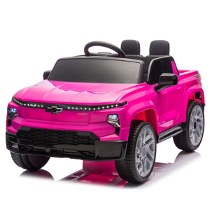 12V Licensed Chevrolet Silverado Ride-On Truck with Remote Control and 4 Wheels for Kids Trend Times 1