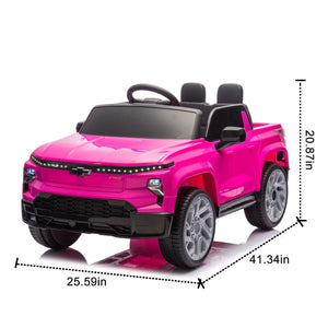 12V Licensed Chevrolet Silverado Ride-On Truck with Remote Control and 4 Wheels for Kids Trend Times 15