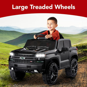 12V Licensed Chevrolet Silverado Electric Ride-On Truck Toy with Parent Remote Control Trend Times 1