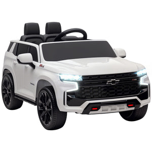 12V Licensed Chevrolet Tahoe Kids Ride-On Toy with Music and Suspension System Trend Times 0
