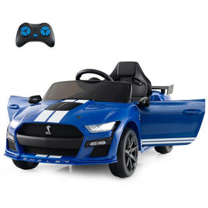 12V Licensed Ford Mustang Shelby GT500 Kids Ride-On Car with Remote Control for Ages 3-8 Trend Times 1