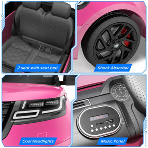 12V Licensed Land Rover Electric Ride-On Car for Kids with Parent Remote Control Trend Times 4