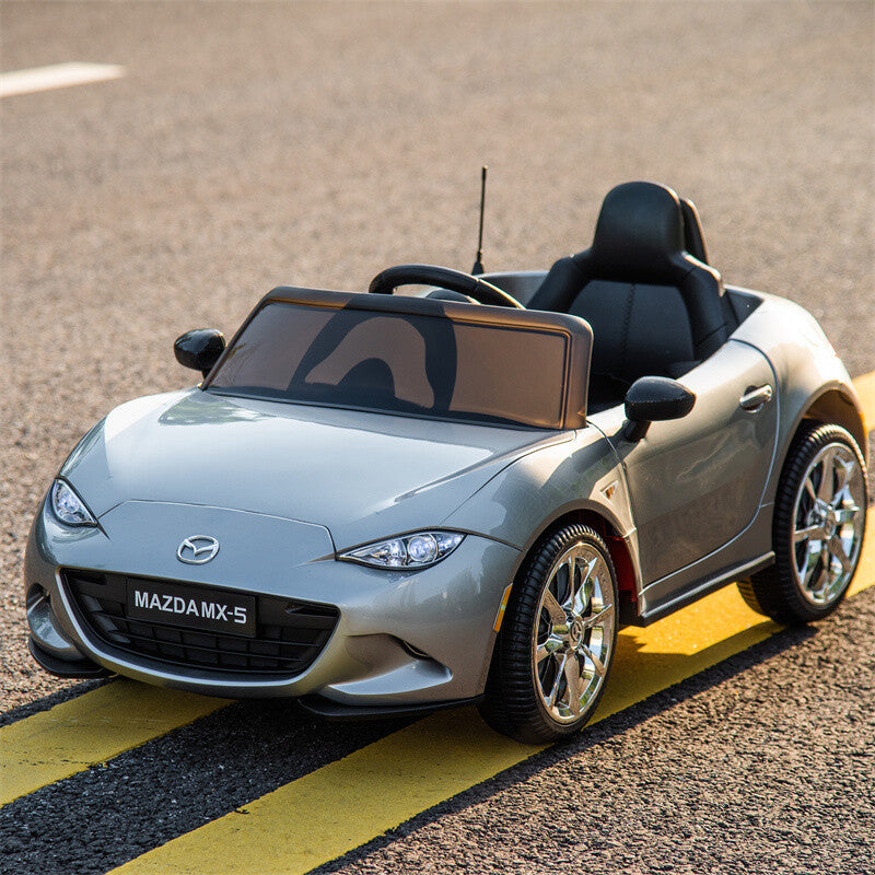 12V Licensed Mazda MX-5 RF Kids Ride-On Toy with Parental Remote, Music, and Suspension System Trend Times 0