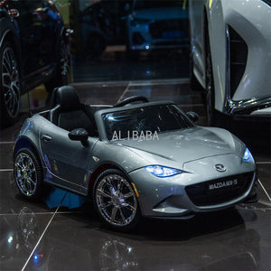 12V Licensed Mazda MX-5 RF Kids Ride-On Toy with Parental Remote, Music, and Suspension System Trend Times 3