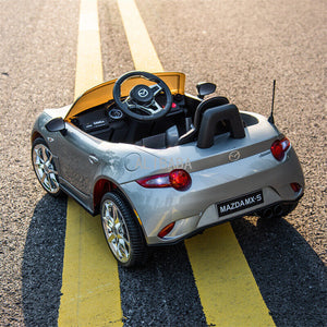 12V Licensed Mazda MX-5 RF Kids Ride-On Toy with Parental Remote, Music, and Suspension System Trend Times 6