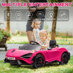 12V Licensed McLaren 765LT Electric Ride-On Toy Vehicle for Kids Age 3+ Trend Times 5