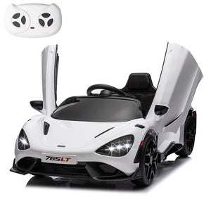 12V Licensed McLaren 765LT Electric Ride-On Toy Vehicle for Kids Age 3+ Trend Times 9