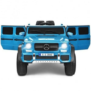 Licensed Mercedes-Benz 12V Kids Electric Ride-On Car Navy Trend Times Variant 0