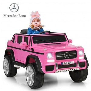 12V Licensed Mercedes-Benz Kids Ride-On Car Pink Trend Times 3