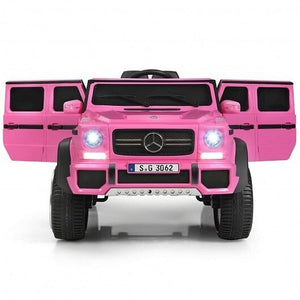 12V Licensed Mercedes-Benz Kids Ride-On Car Pink Trend Times Variant 0