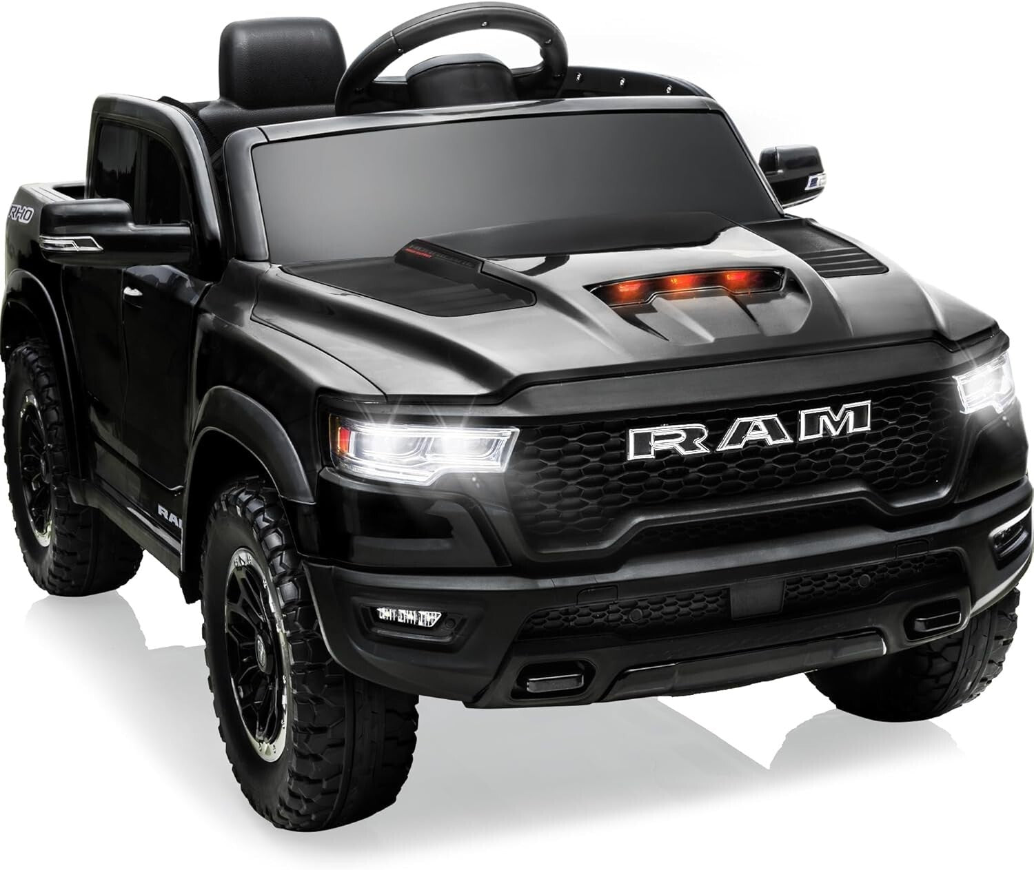 12V Licensed Ram 1500 Ride-On Pickup Truck Toy for Kids and Toddlers Trend Times 0