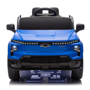 12V Licensed Silverado Electric Ride-On Truck Toy with Remote for Toddlers and Kids Trend Times 1