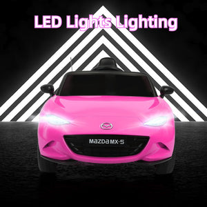 12V Kids Electric Ride-On Car with Remote Control and MP3 Player Pink Power Wheel Toy Trend Times 7