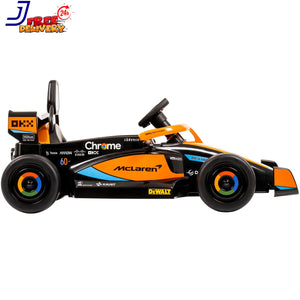 12V Kids Battery-Powered Ride-On McLaren F1 Race Car with Remote Control Toy Trend Times 10