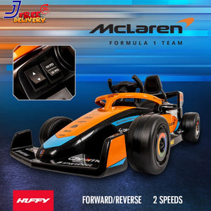 12V Kids Battery-Powered Ride-On McLaren F1 Race Car with Remote Control Toy Trend Times 5