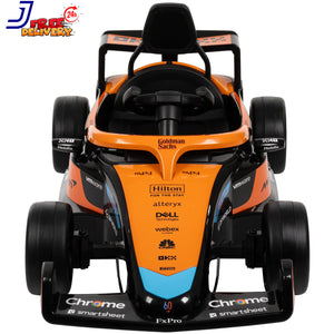 12V Kids Battery-Powered Ride-On McLaren F1 Race Car with Remote Control Toy Trend Times 7