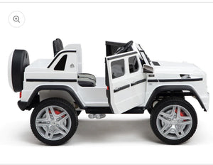 12V Kids Ride-On Mercedes Maybach G650 SUV with Remote Control and Rubber Tires Trend Times 3