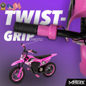 12V Mini Electric Battery-Powered Kids Dirt Bike Ride-On Toy Motorcycle Trend Times 3