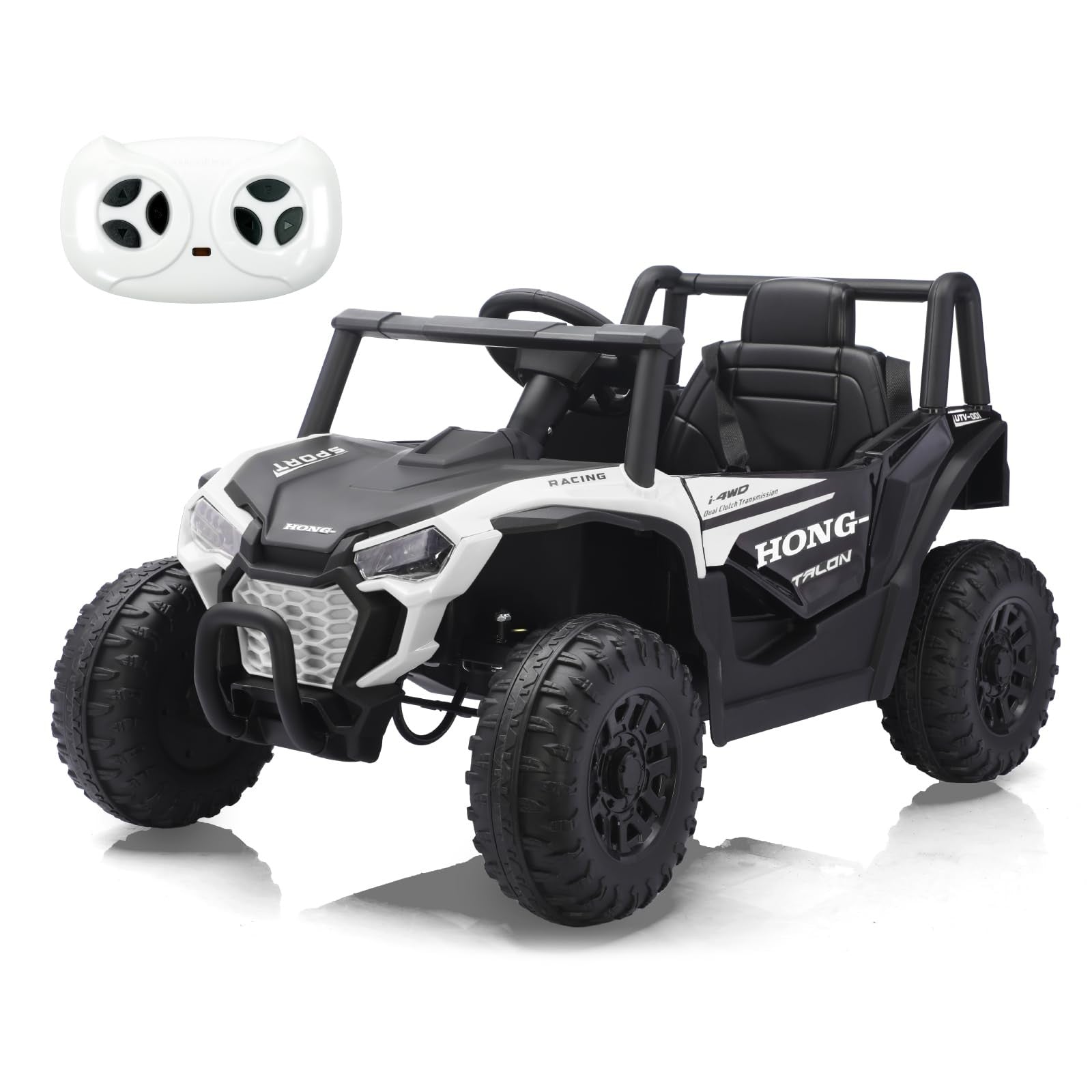 12V Remote Control Ride-On Car for Kids with Lights, Music, and Horn Trend Times 0