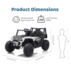 12V Remote Control Ride-On Car for Kids with Lights, Music, and Horn Trend Times 1