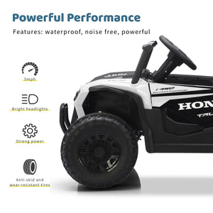 12V Remote Control Ride-On Car for Kids with Lights, Music, and Horn Trend Times 3