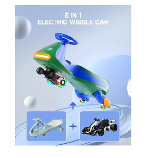 12V N7 Pro Electric Wiggle Car with Pedal and Rechargeable Battery Trend Times 3