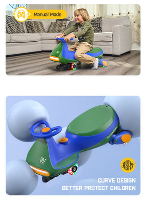 12V N7 Pro Electric Wiggle Car with Pedal and Rechargeable Battery Trend Times 8