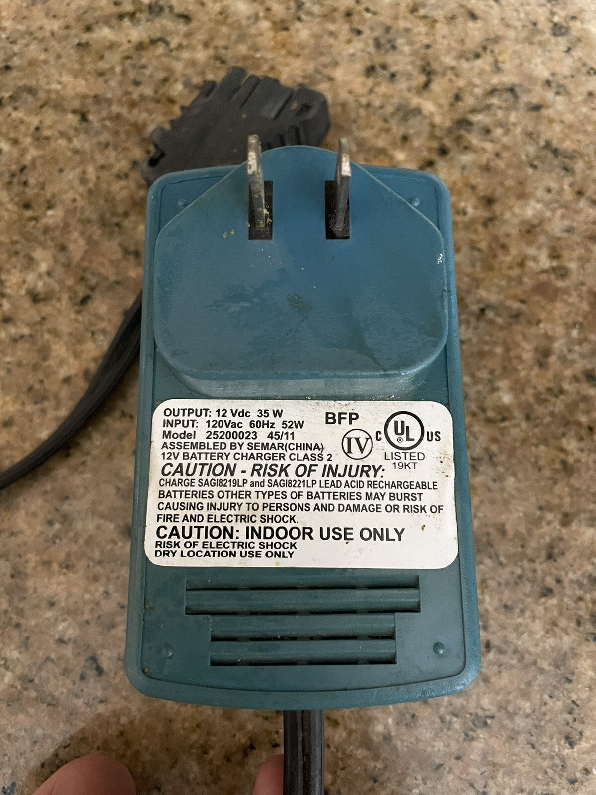 12V Original OEM Toy Accessory Battery Charger Adapter Class 2 Model 25200023 45/11 Trend Times 1