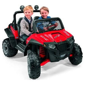 12V Battery-Powered Ride-On Polaris RZR 900 ATV for Ages 3+ in Red Trend Times Variant 0