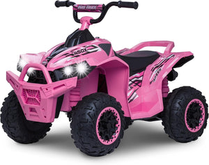 12V Pink Toddler Electric 4-Wheeler ATV with Forward and Reverse Functions Trend Times 2