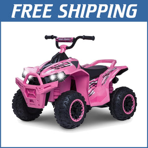 12V Pink Toddler Electric 4-Wheeler ATV with Forward and Reverse Functions Trend Times Variant 0