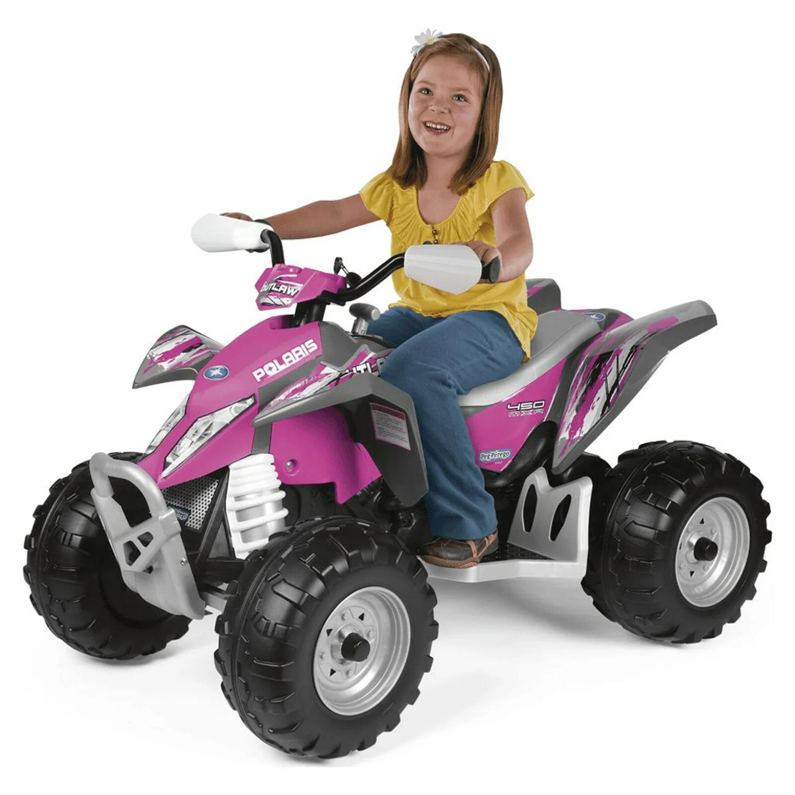 12V Battery-Powered Pink Ride-On ATV for Kids Ages 3 and Up Trend Times 0