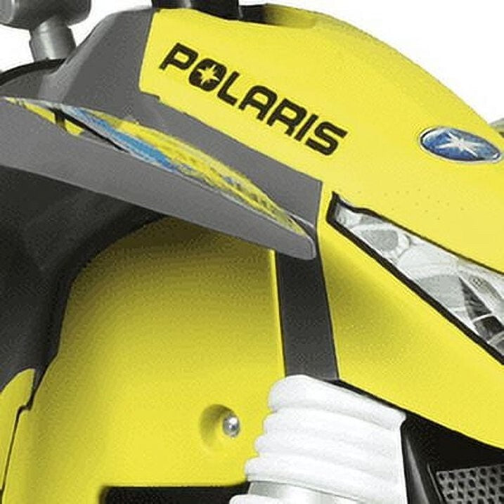 12V Battery-Powered Polaris Outlaw MXR 450 Ride-On ATV for Ages 3+ in Yellow Trend Times 1