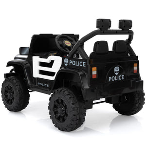 12V Battery-Powered Police Jeep Ride-On Car with 2.4G Remote Control Trend Times 3