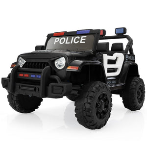12V Battery-Powered Police Jeep Ride-On Car with 2.4G Remote Control Trend Times 5
